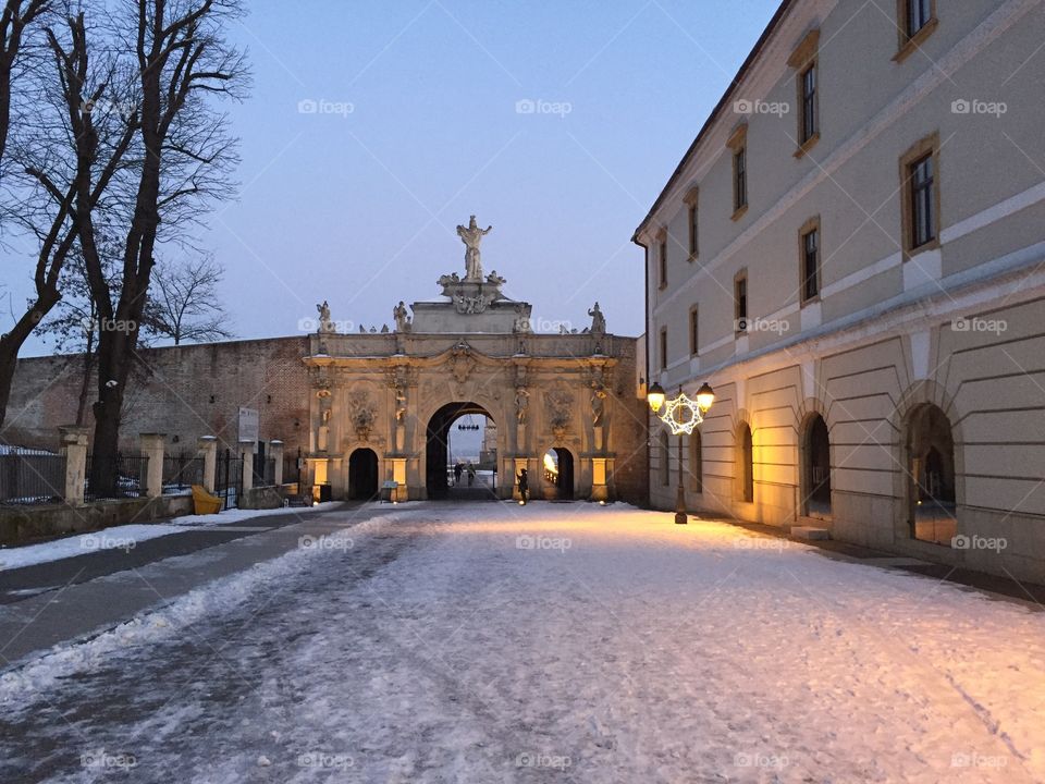 Main gate of Carolina White Castle