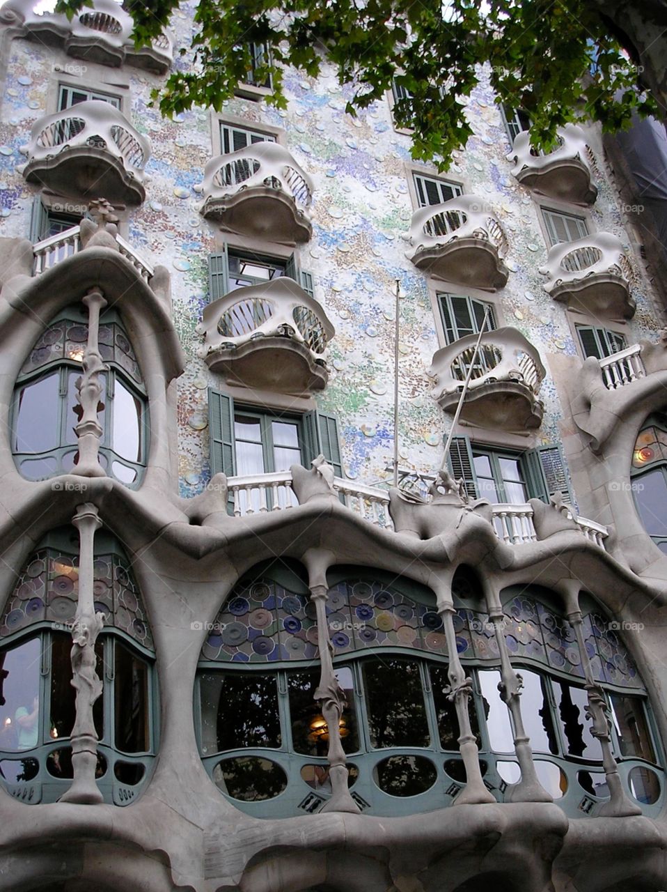 Elements of Gaudi building
