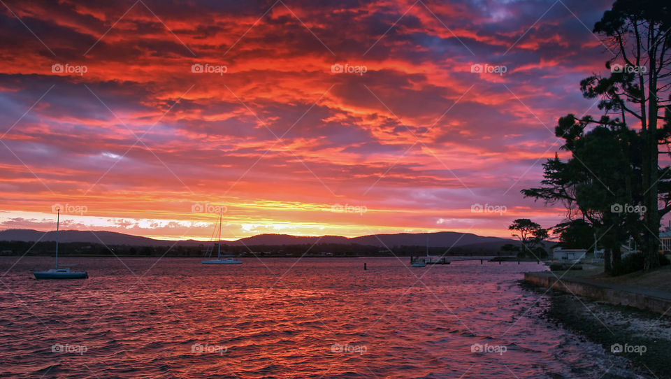Sunset In Tassie