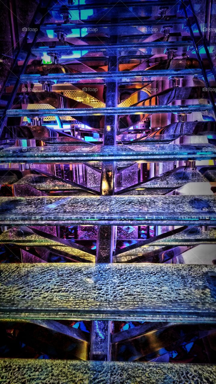 broken looking glass steps