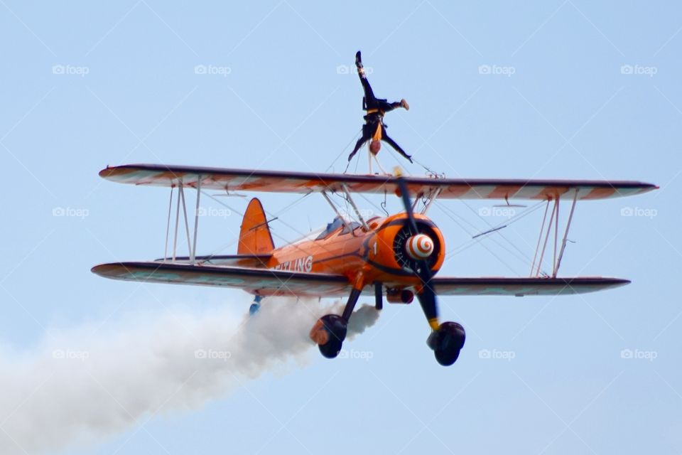 Military Aircraft and Stuntsman