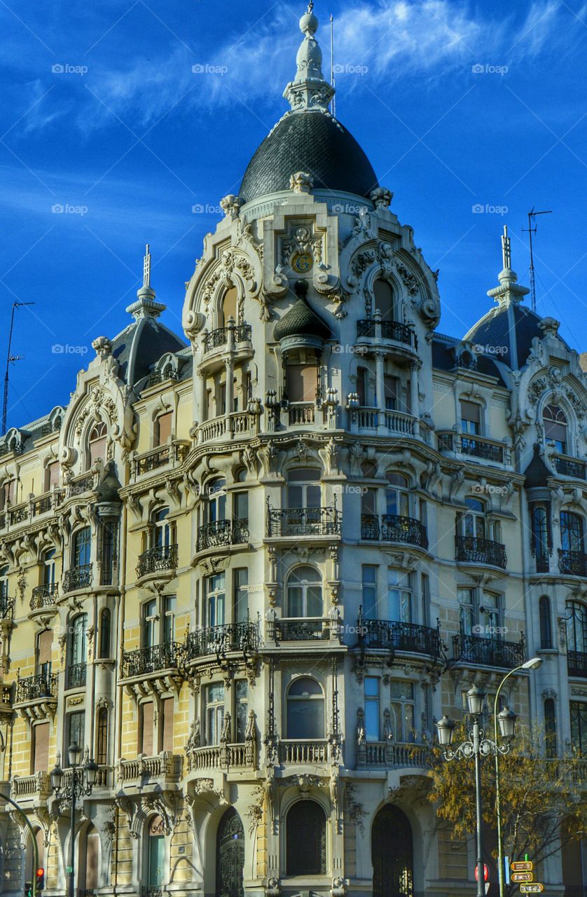 Building in Argüelles, Madrid. Building in Argüelles area, Madrid