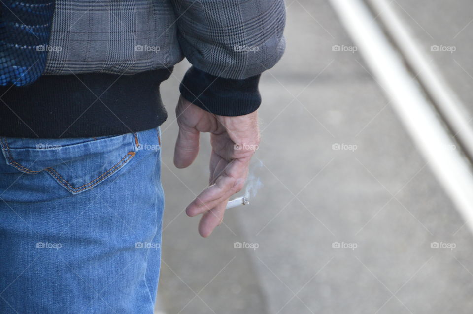 Cigarette In Hand