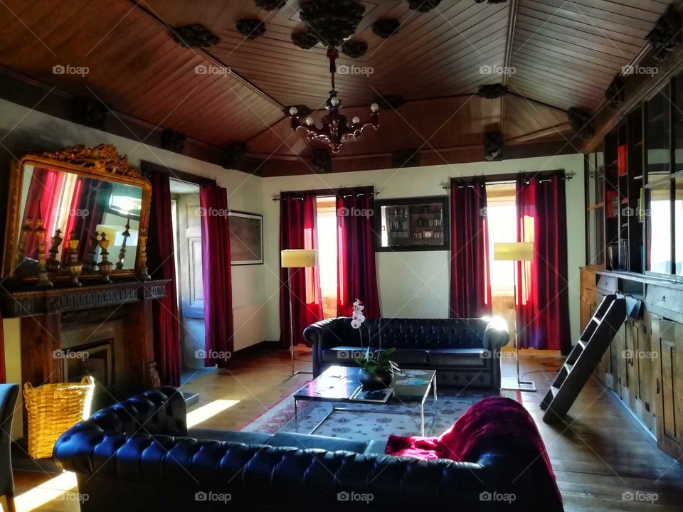 Living room of the Douro Scala Hotel