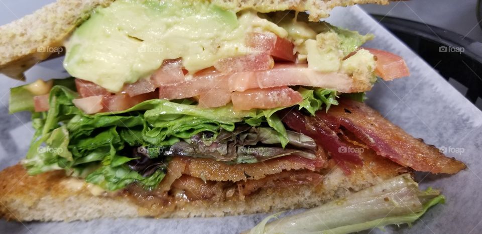 avacado BLT. Yummy!