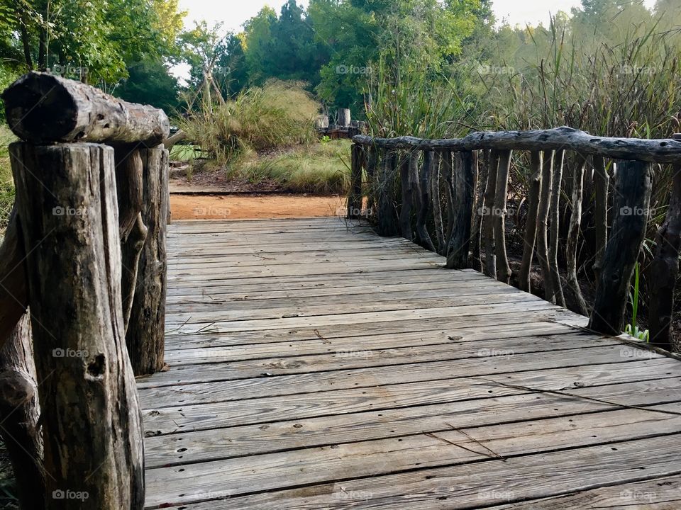 Footbridge at White Deer Park
