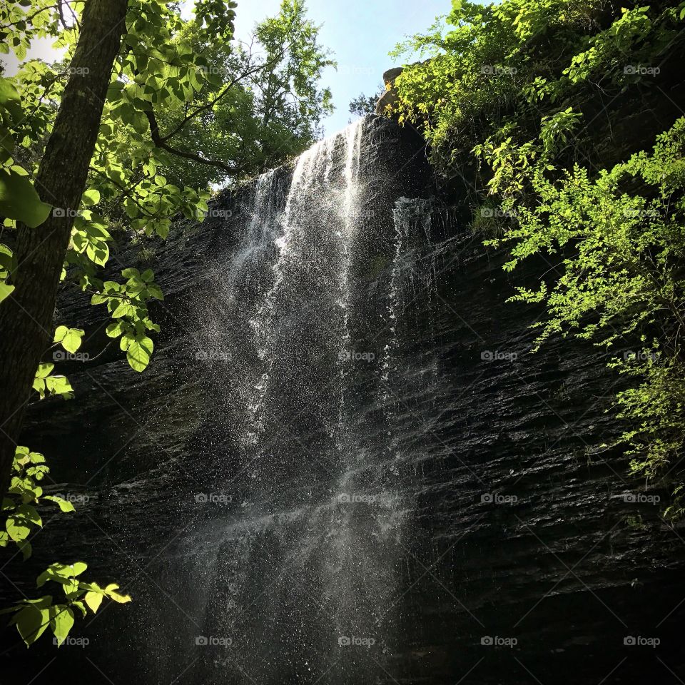 Solitude of a waterfall