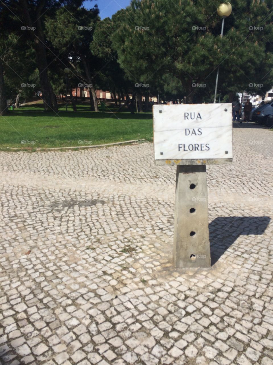 Garden ( Laranjeiro,Almada,Portugal) road name 