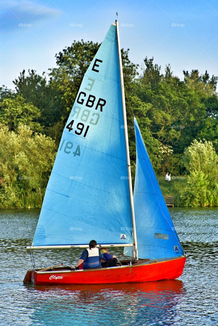 Sailing. Boat