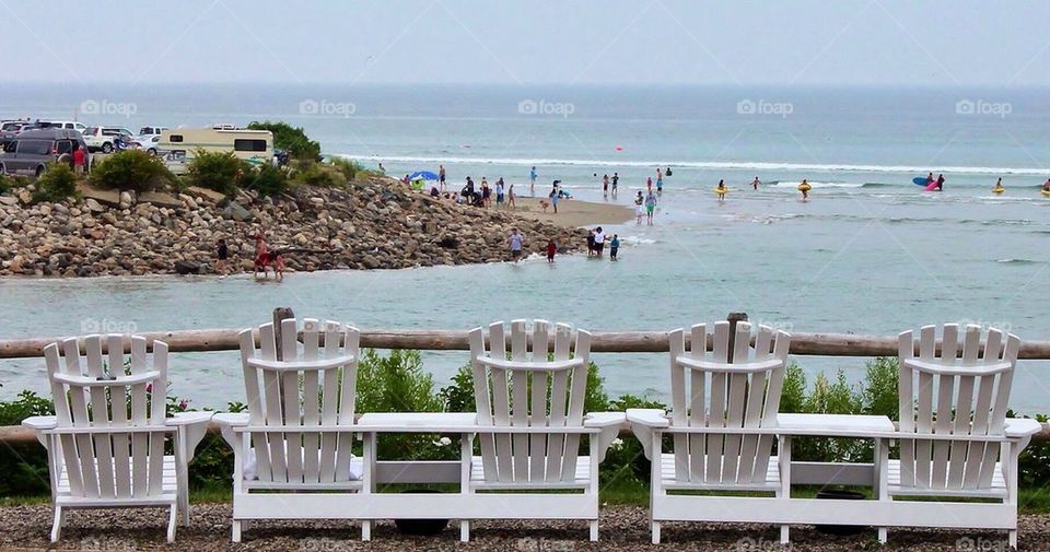 Room with a view. Enjoying the beach from afar
