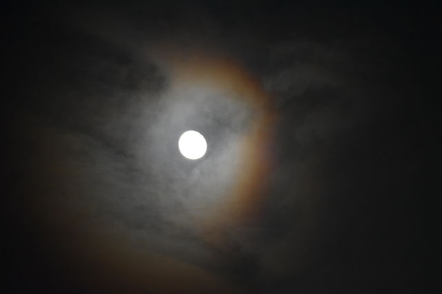 Night moon sky 