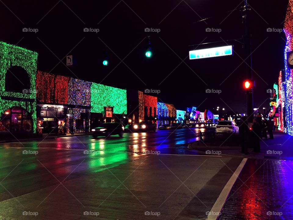Every year around the holidays, Rochester decorated their entire downtown area with lights!