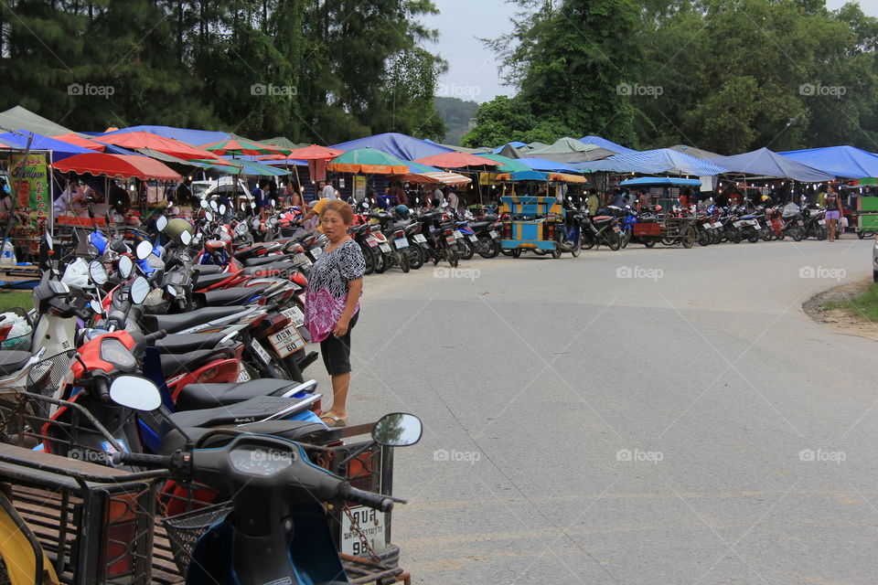 Phuket motorcycles, Thailand