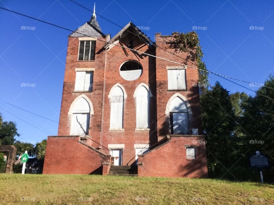 Historical abandoned Baptist Church
