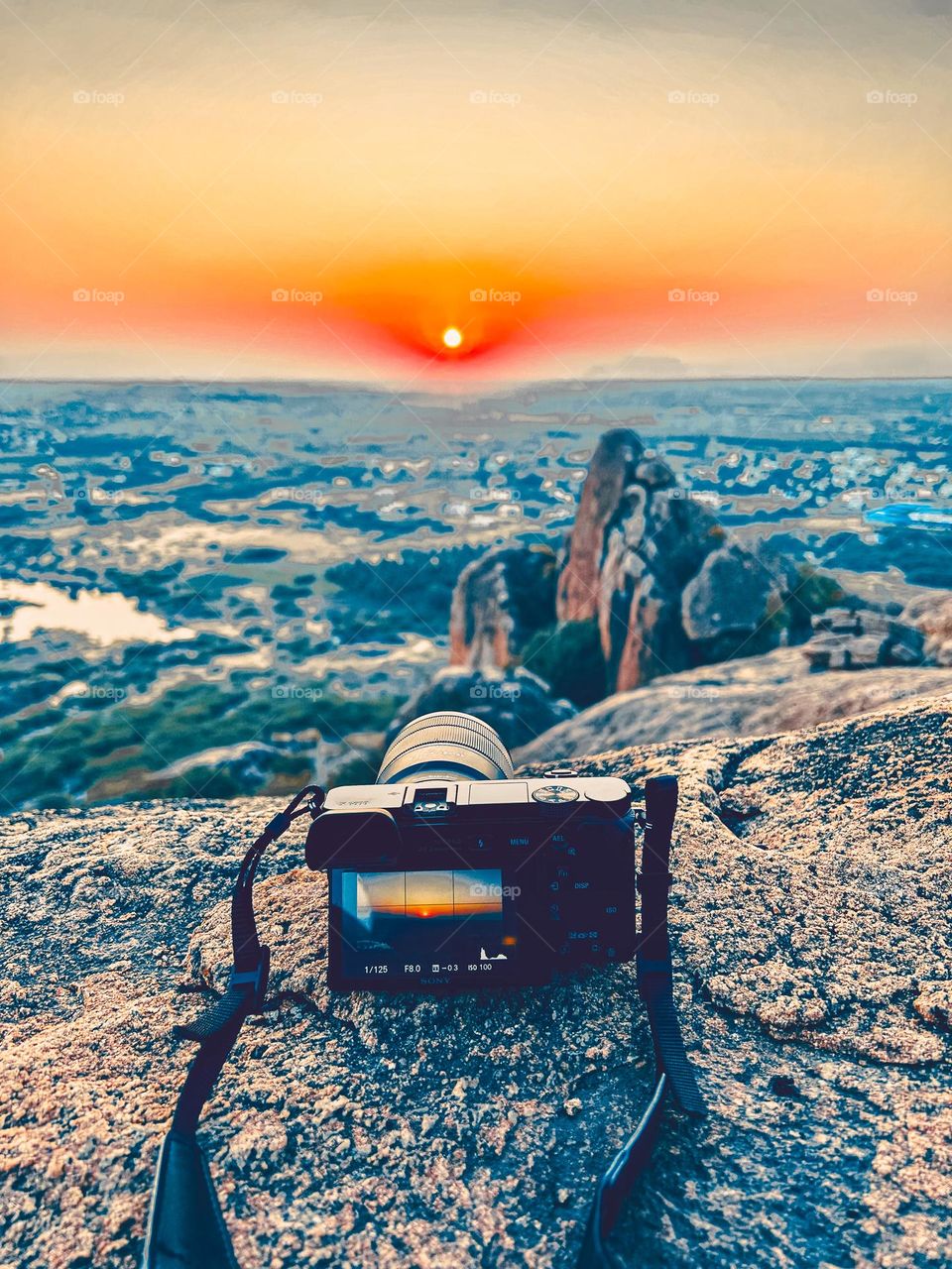 Sony A6000 - Filming a sunset - Mountain View 