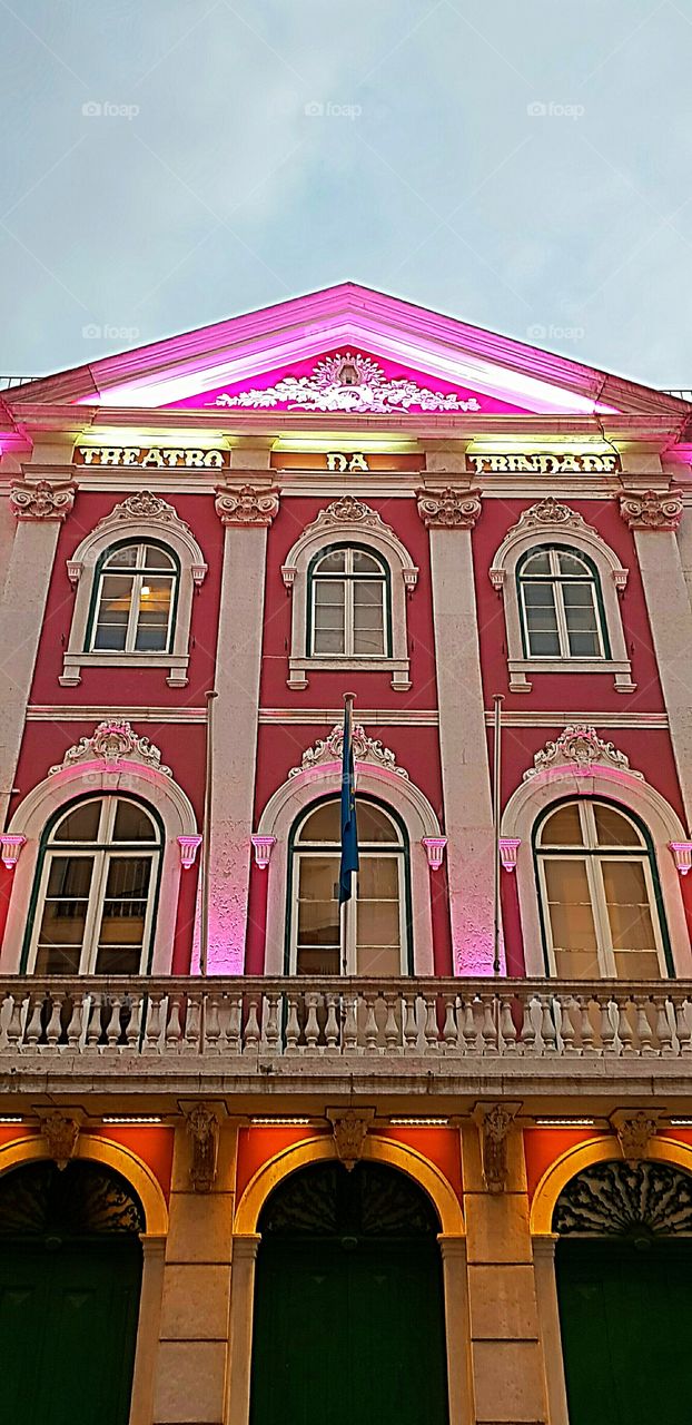 pink building