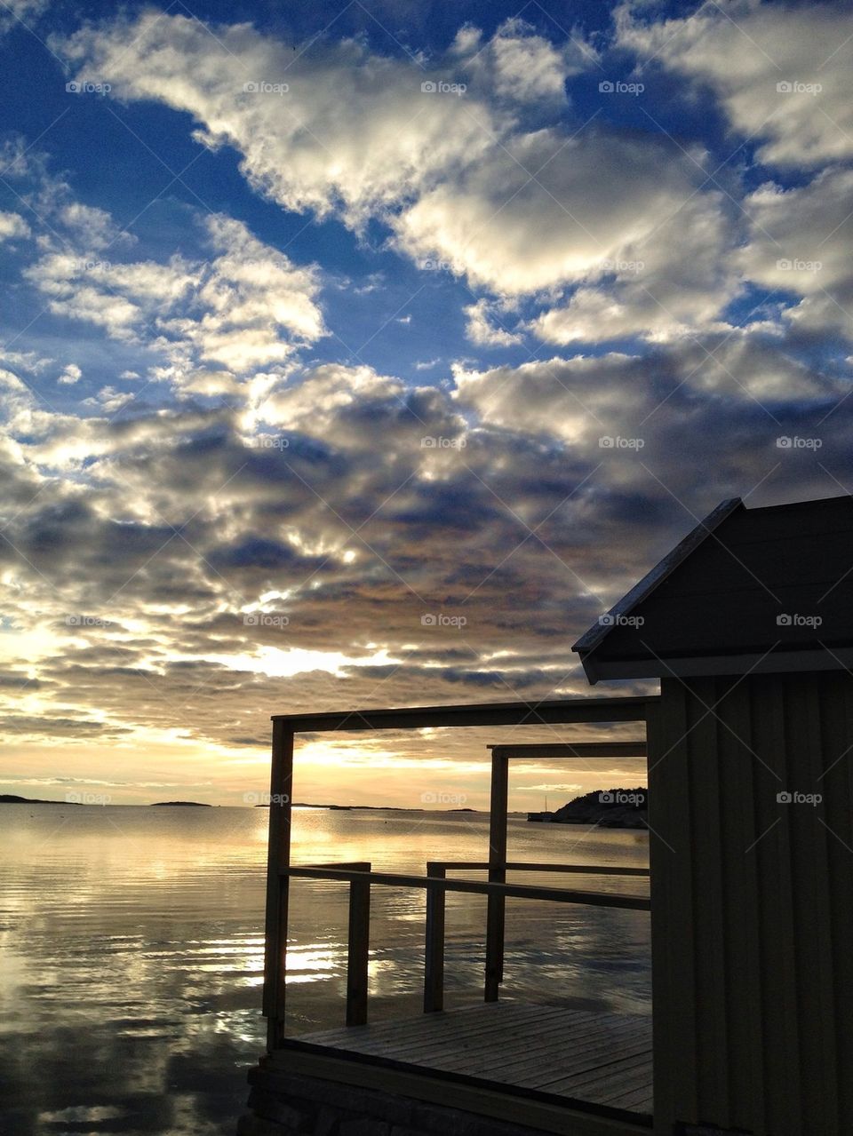 sky sweden clouds water by lemonique