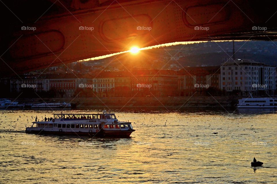 Danube sunset