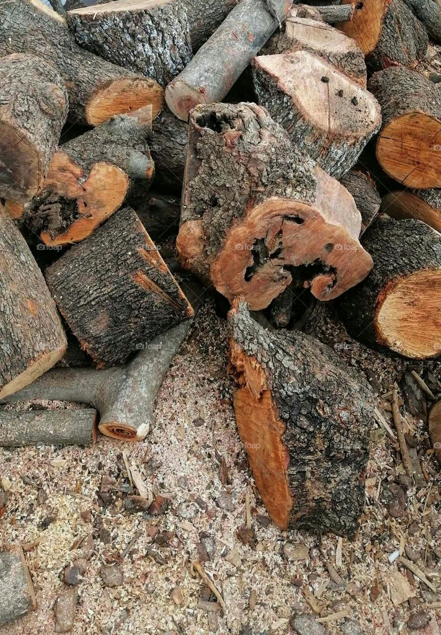 Firewood for heating