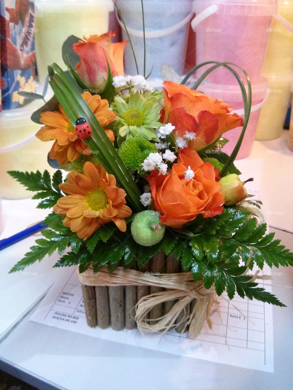 Flowers arrangement