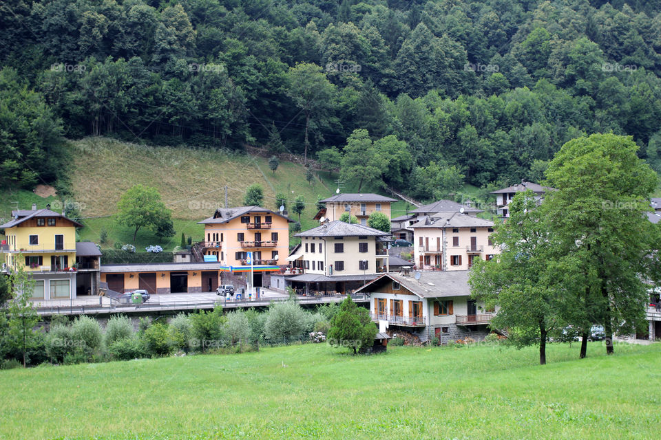 Italy, the village of Gandelino, province