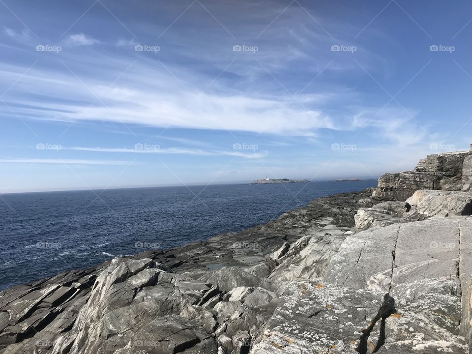 “Skansen” in Austevoll in Norway. Skansen is a lovely hiking spot in Austevoll. 