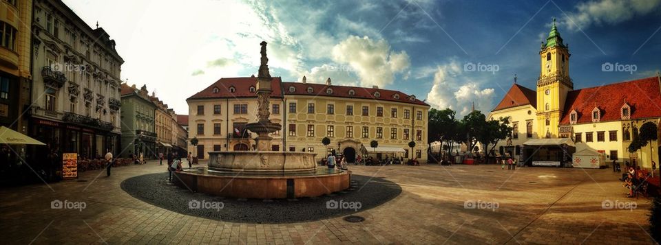 Bratislava square market