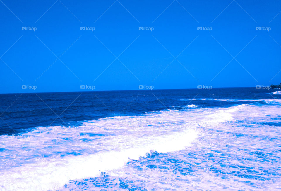 Waves on the krakal beach