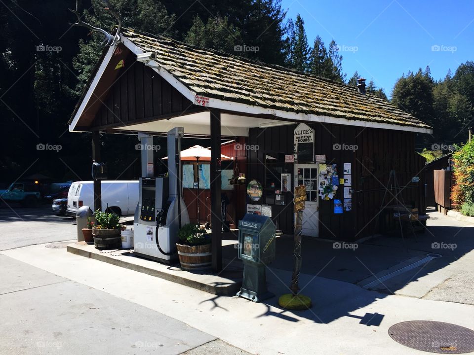 Old gas station 