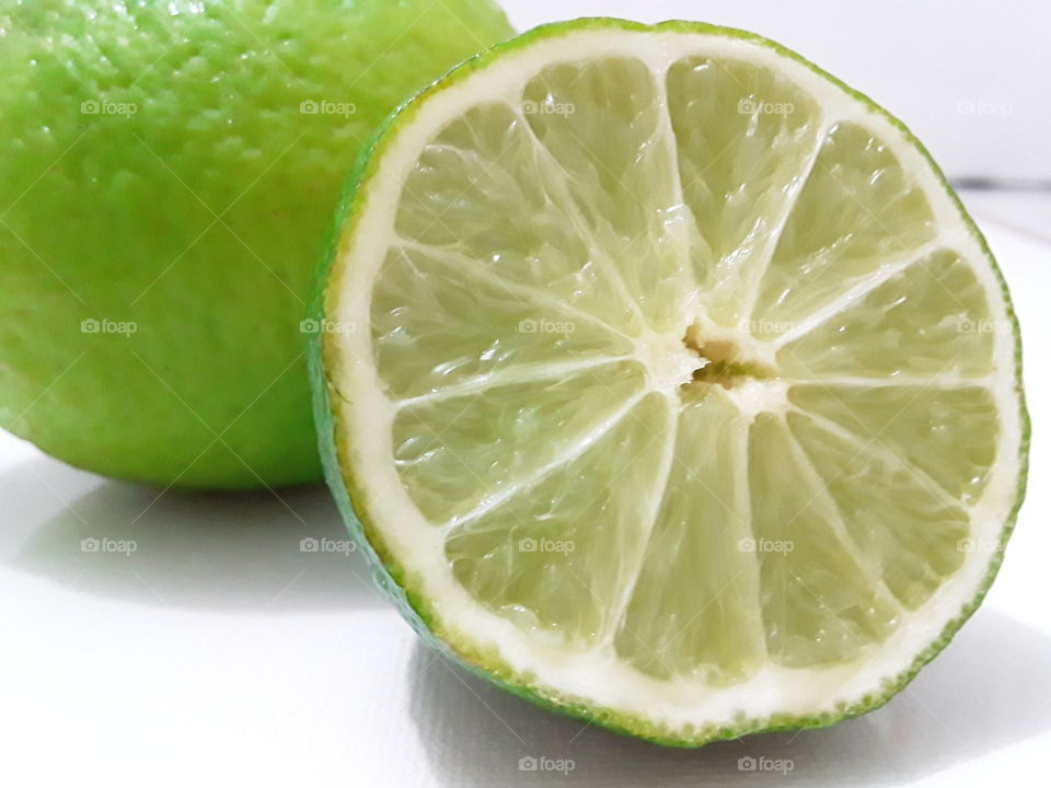 whole and half limes