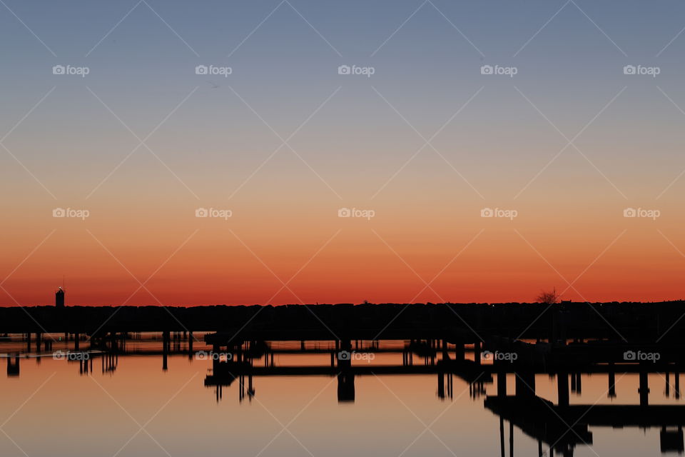 Stars Waukegan harbor