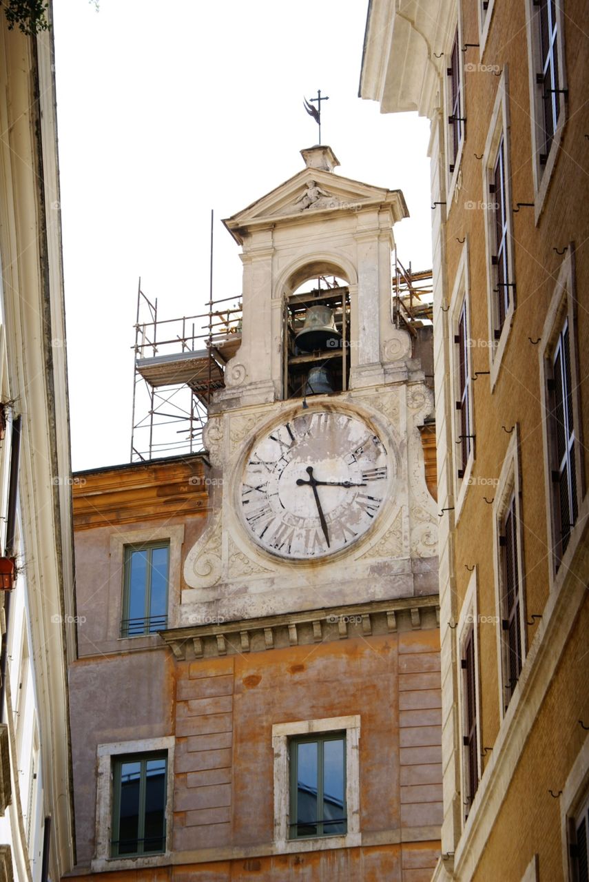 Roma. A little clock we found while exploring the streets of Rome