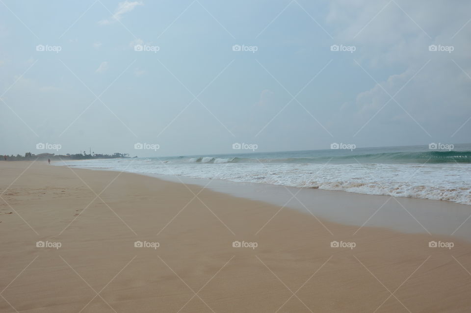 Ocean in Mirissa Sri Lanka
