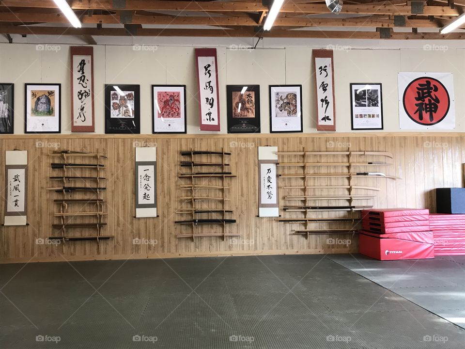 Inside the Japanese martial arts dojo where any students would feel they at home away from home.