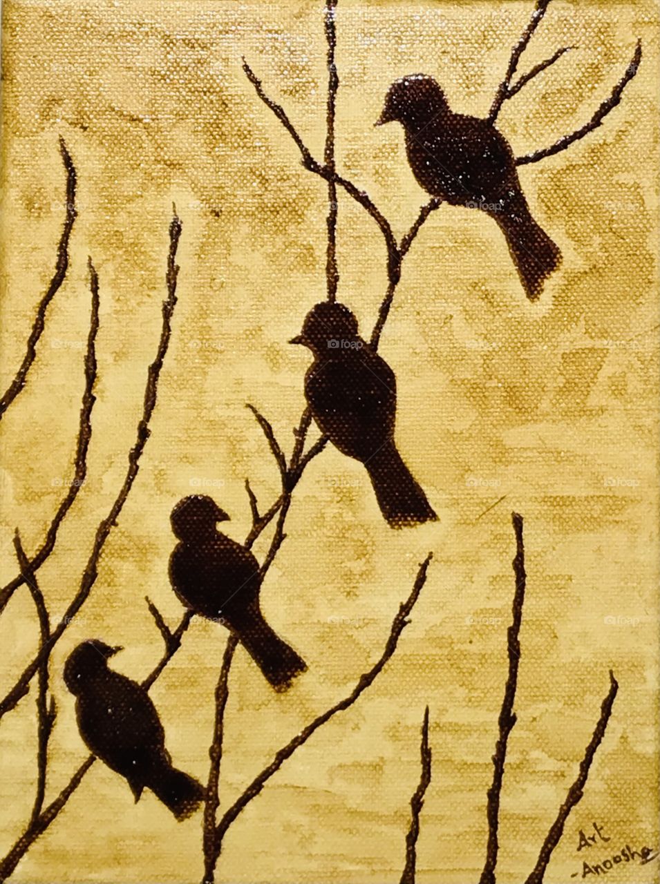 Painting is just another way of keeping a dairy... coffee painting by me...👩‍🎨