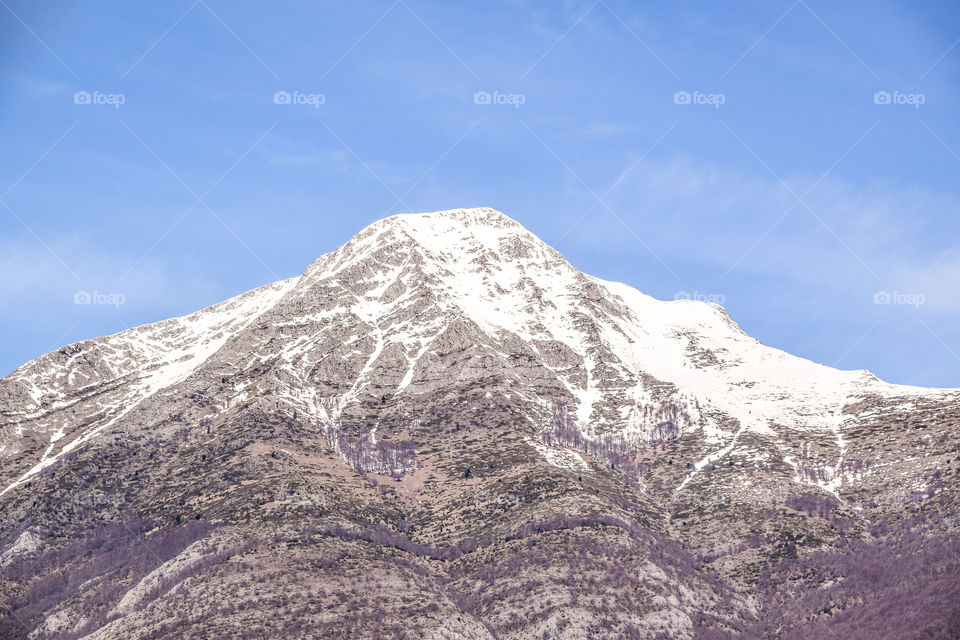 Snow, Mountain, Landscape, No Person, Nature