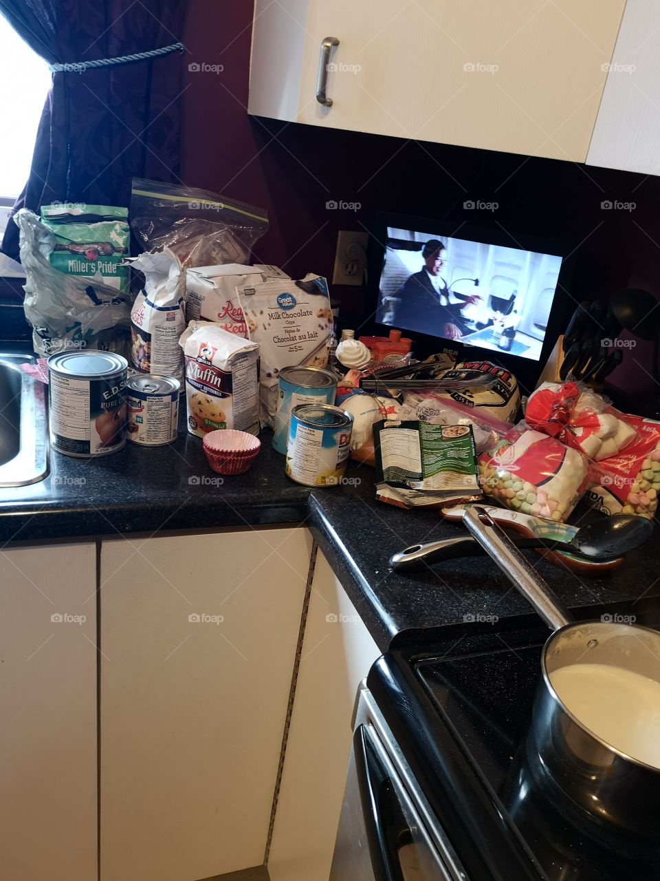 Chaotic Christmas Baking Aftermath