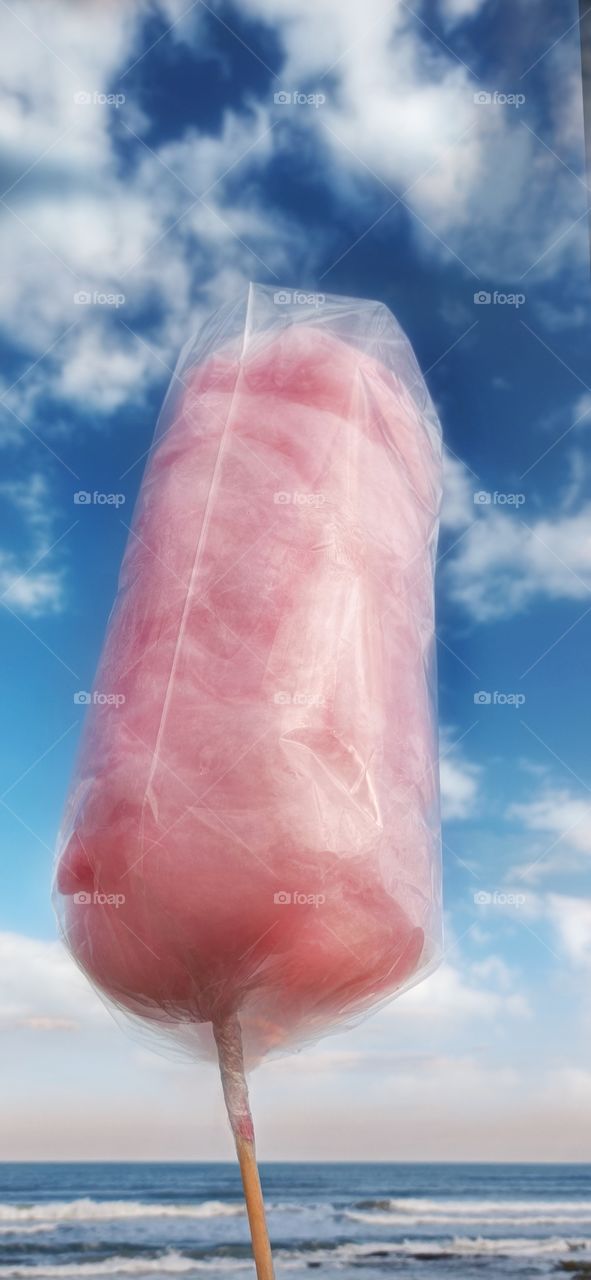 Cotton candy on the beach