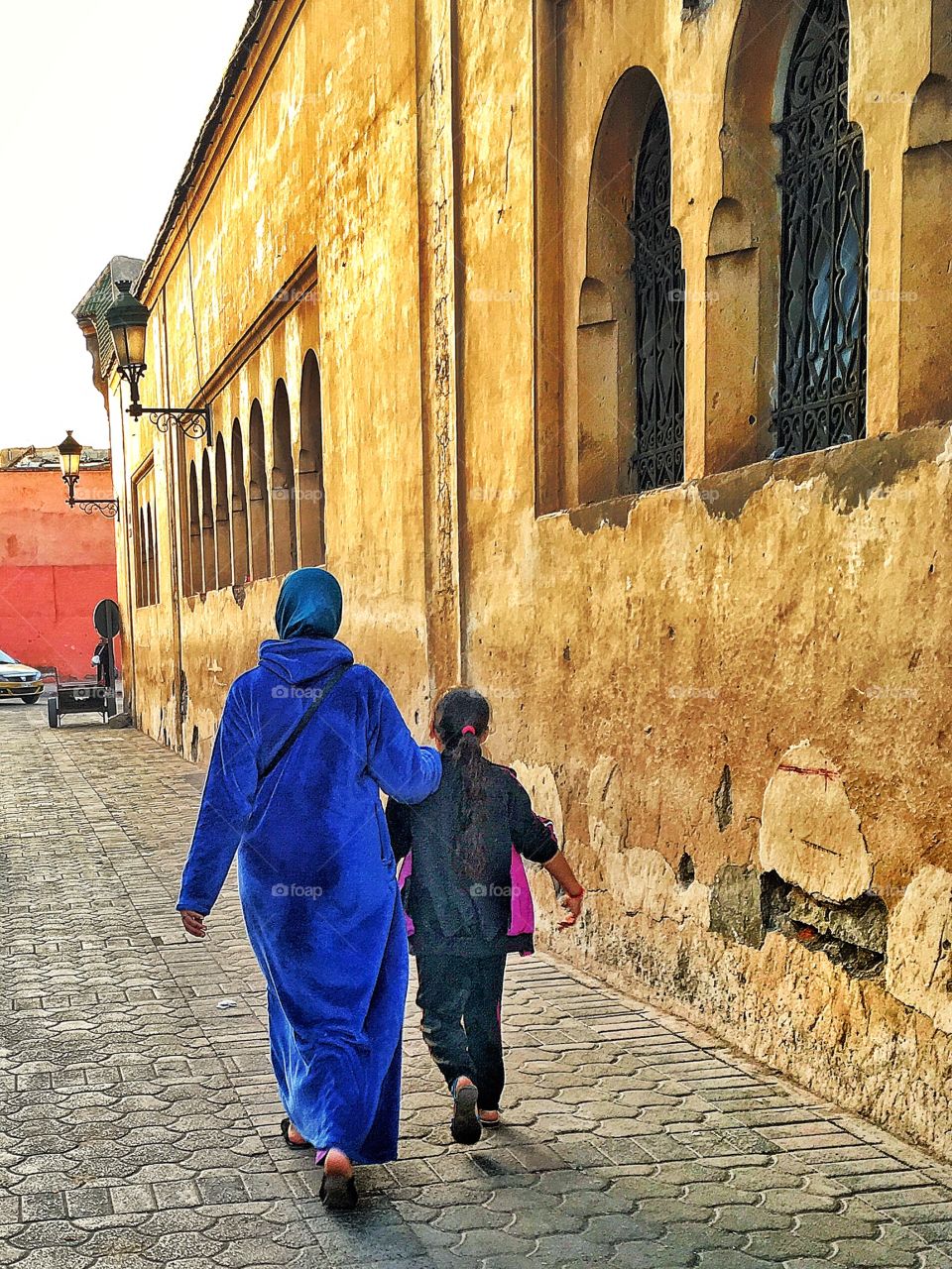 Mother and Daughter In Marrakech 