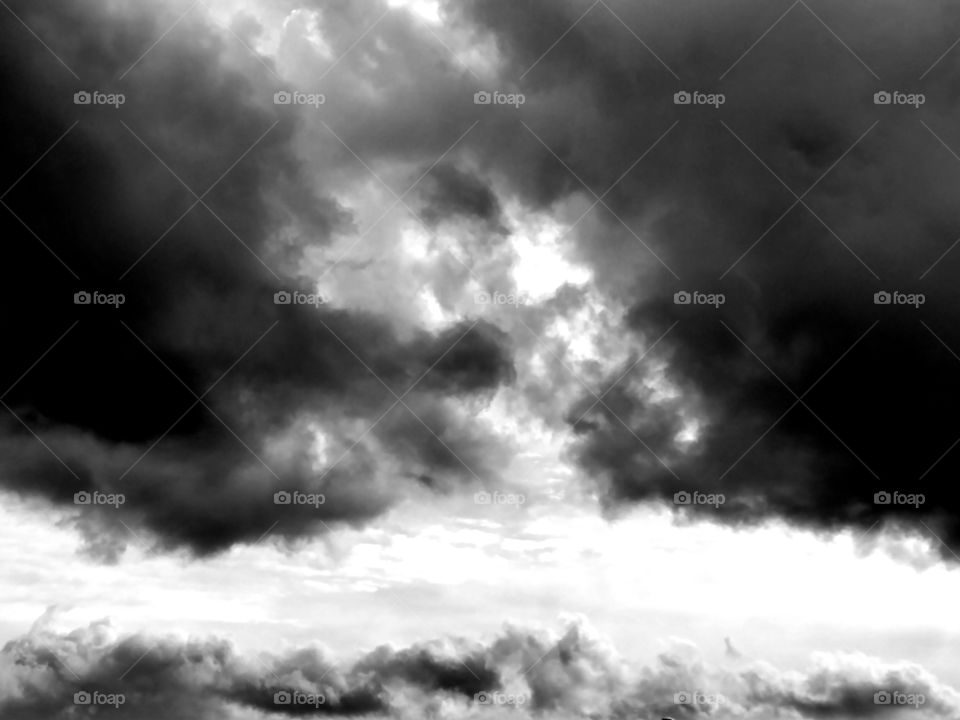 dark storm clouds