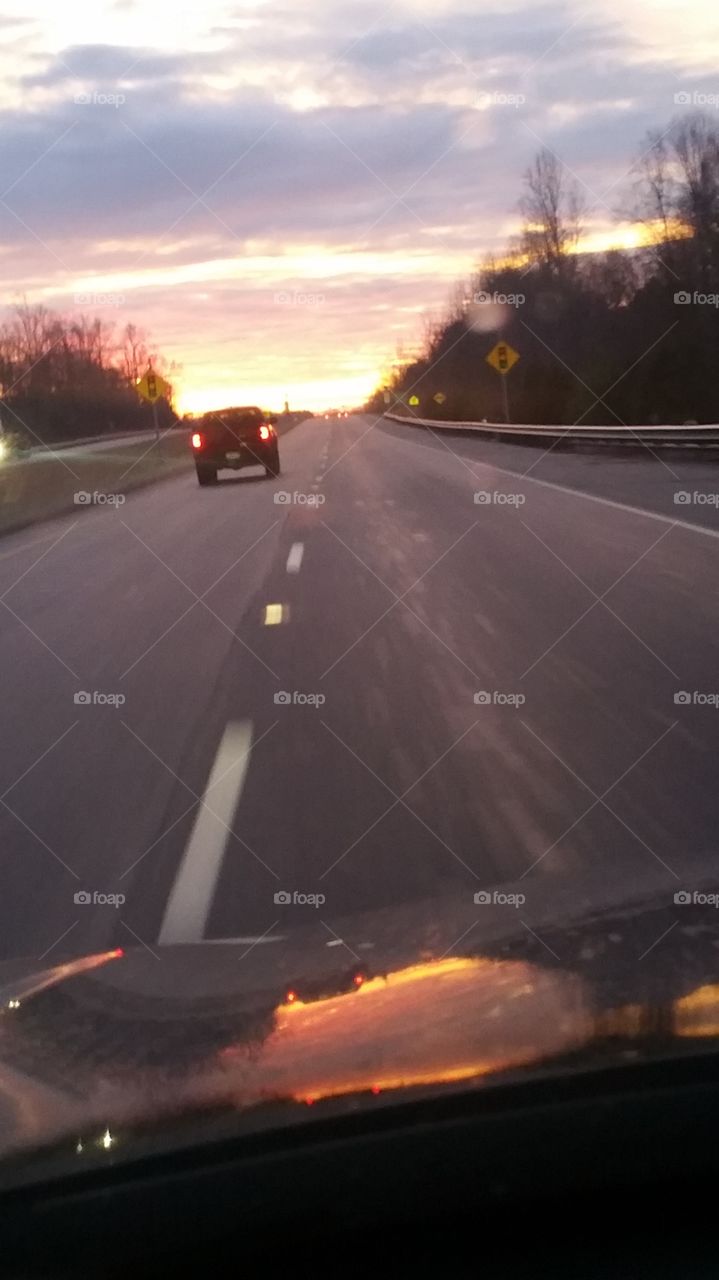 riding off into the sunset