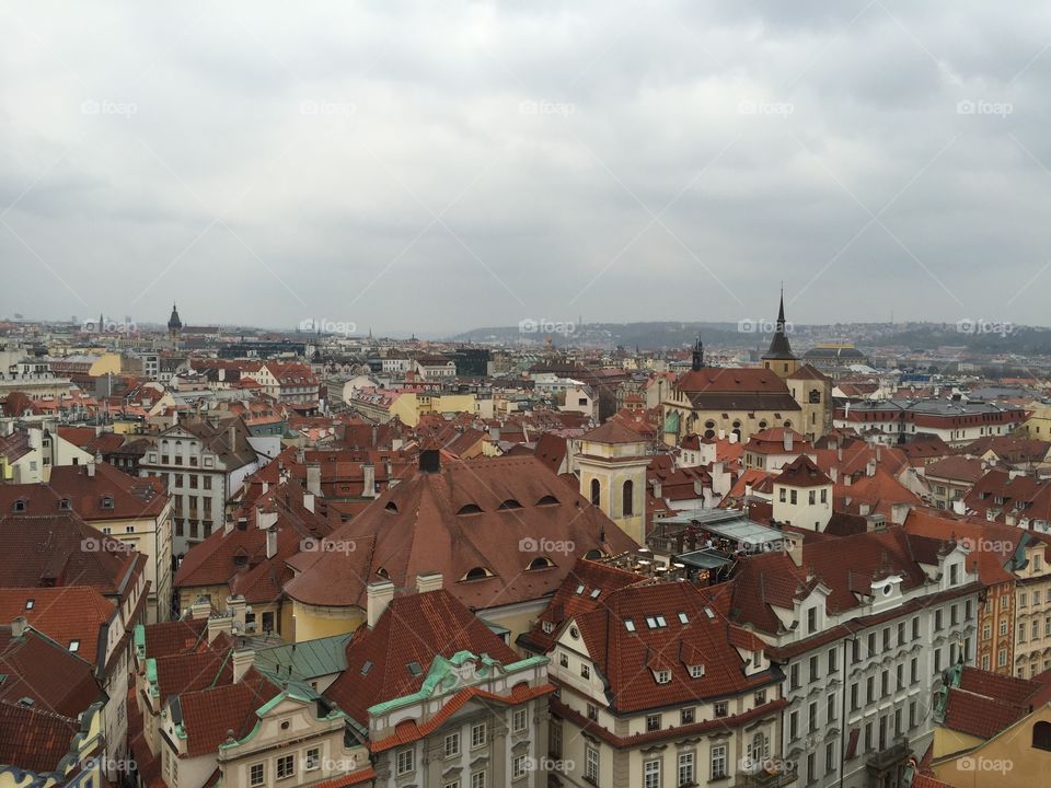 From the top of a tower