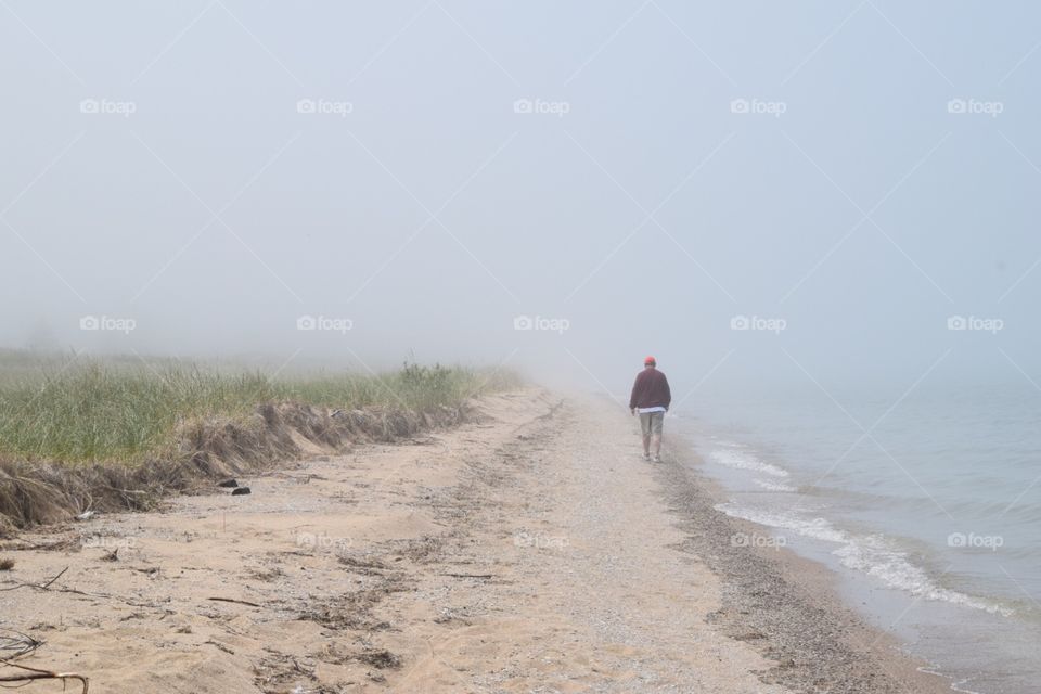 Walking into the Fog. Walking into the Fog. Good Harbor, MI