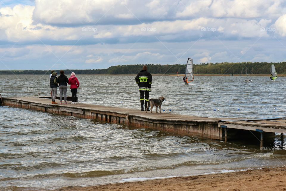 Relaxing at the lake