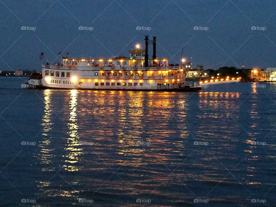 Riverboat on the Mississippi  in New Orleans