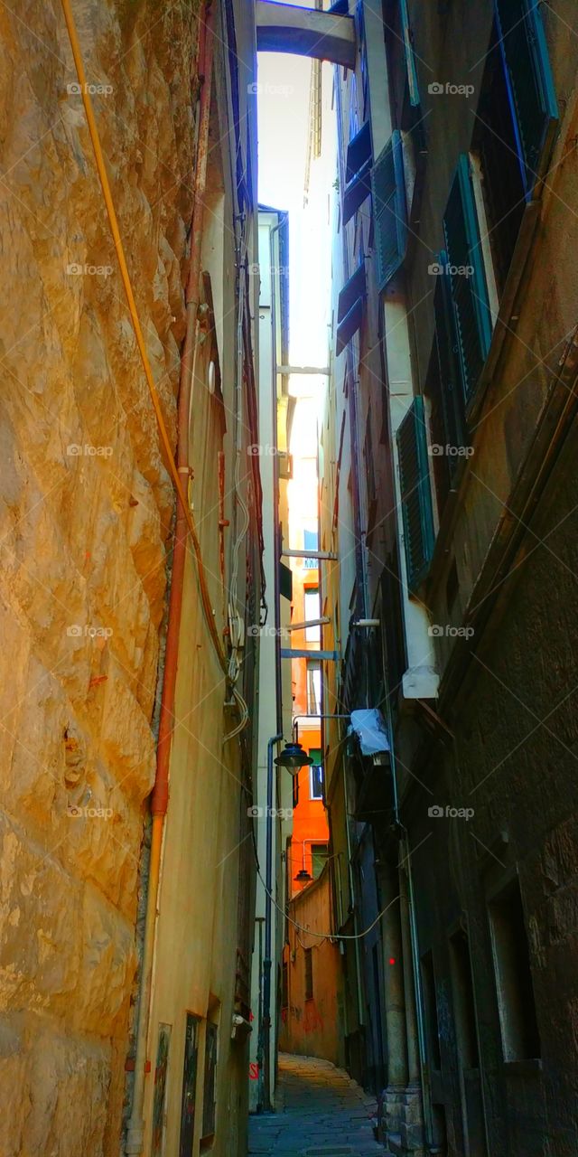 Italian street Genova