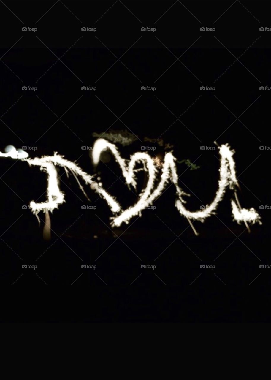 Sparkler art