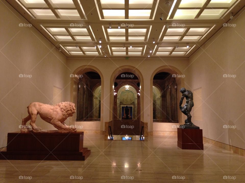 A museum view