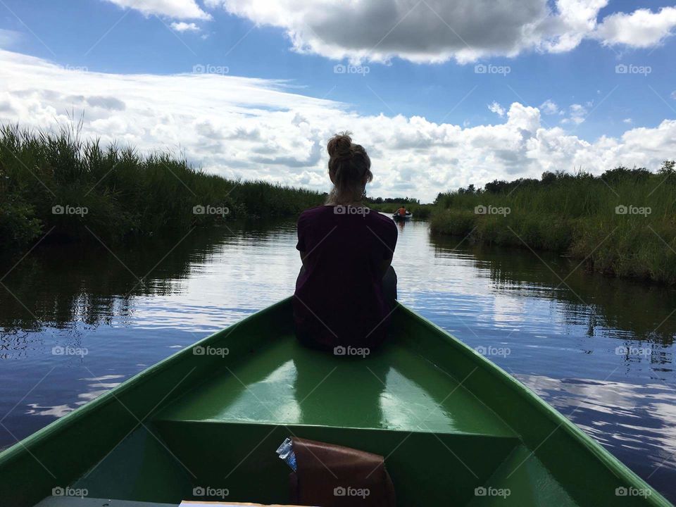 boat day holland nature giethoorn