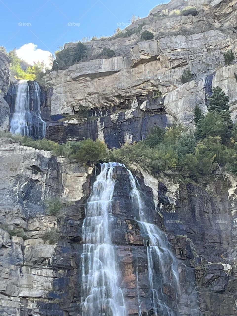 Beautiful waterfalls of n Utah 